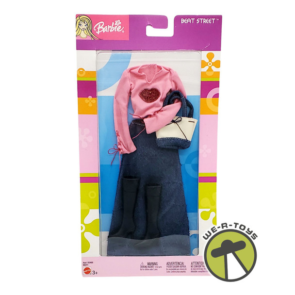Barbie Fashion Avenue Beat Street Pink Lips Top & Denim Skirt No. B8241 NRFP