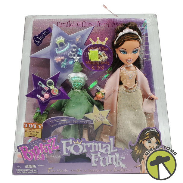 Bratz Formal Funk Limited Edition Prom 2003 Dana Doll 2003 MGA 260424 NRFB