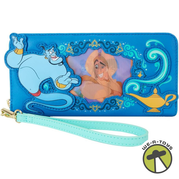 Loungefly Disney Aladdin Jasmine Lenticular Zip Around Wristlet Wallet