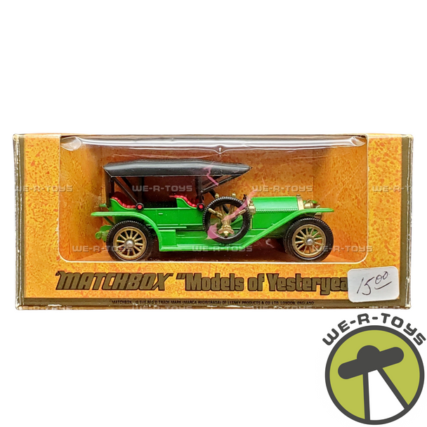 Models of Yesteryear Green 1912 Simplex 1:48 Scale 1973 Matchbox NRFB