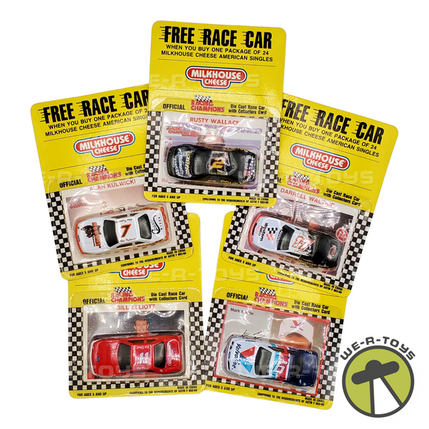 Racing Champions Milkhouse Cheese Lot of 5 Die Cast Collectible Cars NRFP