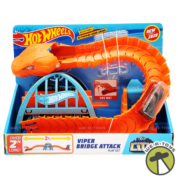 Hot Wheels Viper Bridge Attack Play Set 2019 Mattel No. GJK88 NEW