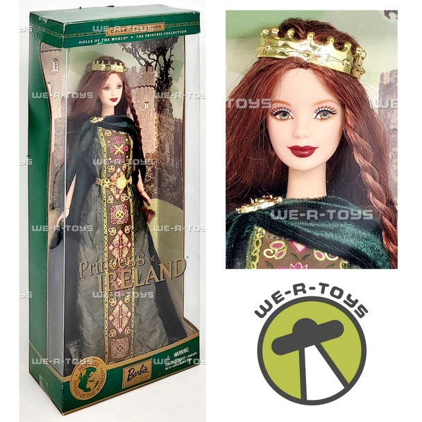 Barbie Princess of Ireland Dolls of the World The Princess Collection 2001 NEW