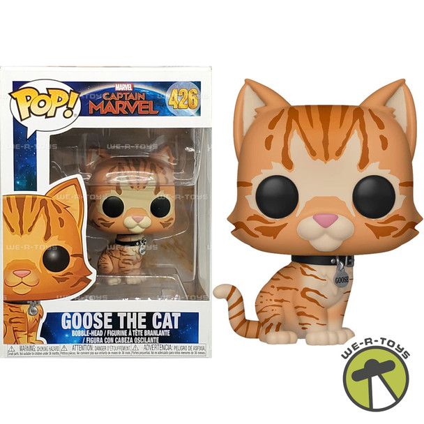 Funko Pop Marvel 426 Captain Marvel Goose The Cat Vinyl Bobble-Head Figure