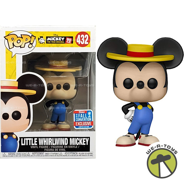 Funko Pop Disney 432 Little Whirlwind Mickey Mouse 2018 Convention Exclusive
