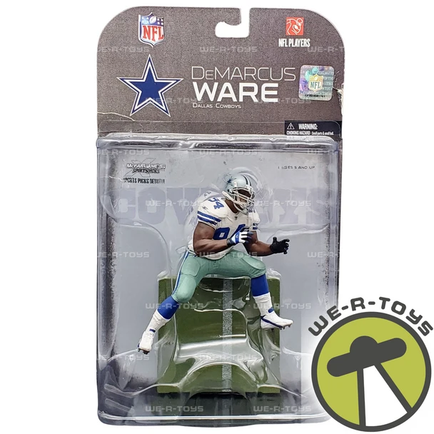 NFL Dallas Cowboys DeMarcus Ware Action Figure 2008 McFarlane 74132 NRFP
