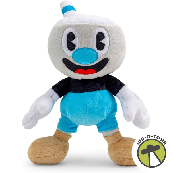 Cuphead 8" Collector Plush Toy Mugman 2023 Toynk Toys