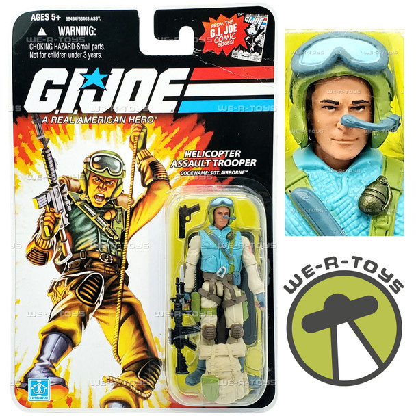 G.I. Joe Airborne Helicopter Assault Trooper Action Figure 2008 Hasbro 689494