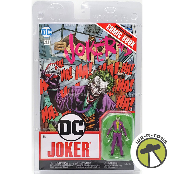 McFarlane Toys DC Joker Rebirth Figure with English Comic Book #15849 NRFP