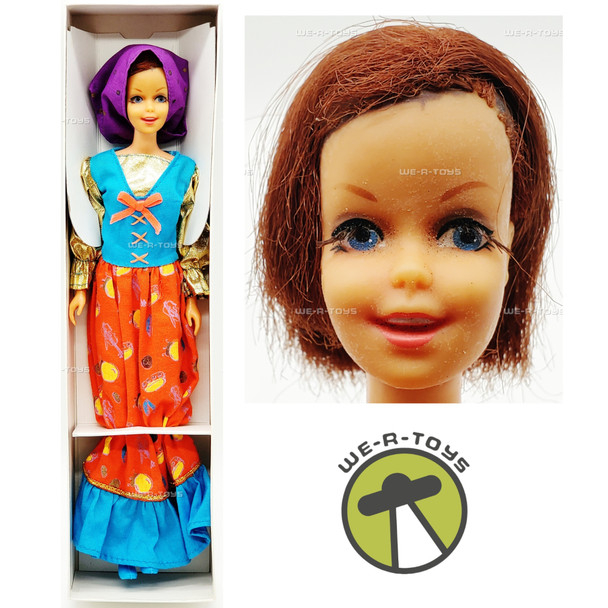Vintage Barbie 1967 Casey Doll TNT Twist 'N Turn Redhead Mattel 1180 USED