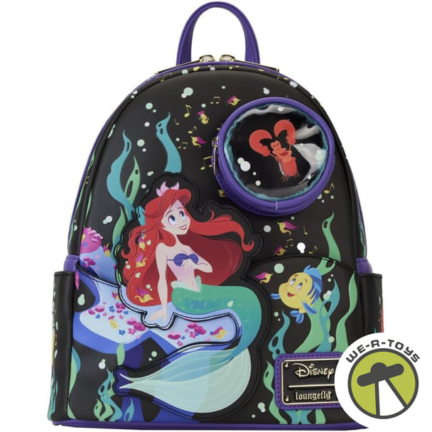 The Little Mermaid 35th Anniversary Life Is the Bubbles Mini-Backpack Loungefly