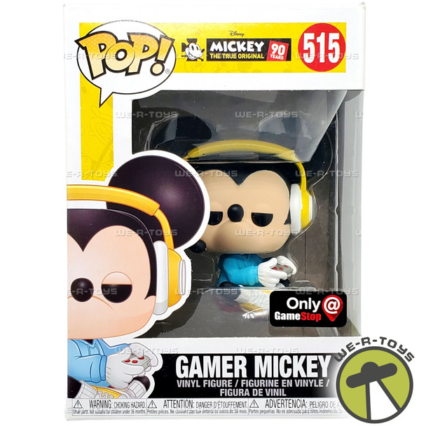 Funko POP Disney Mickey's 90Th Gamer Mickey 515 Vinyl Figure