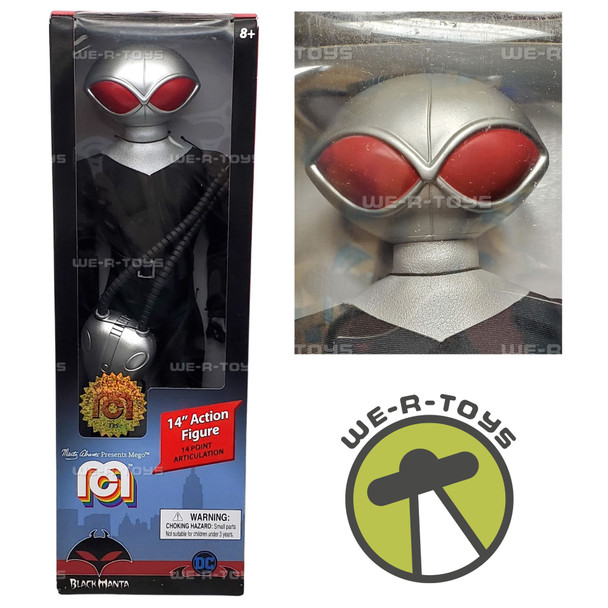 DC Mego Black Manta 14" Official Limited Edition Action Figure #62734 NRFB