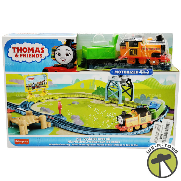 Thomas & Friends Nia Dockside Drop Off Motorized Train and Track Playset NEW