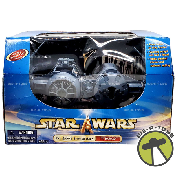 Star Wars The Empire Strikes Back Tie Bomber with Tie Pilot 2002 Hasbro 26820