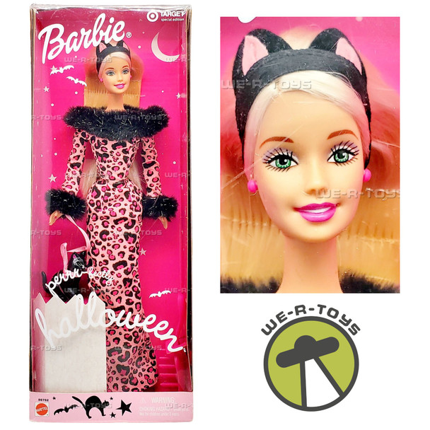 Perrr-fectly Halloween Barbie with Black Cat Special Edition Doll Mattel 56752