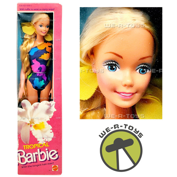 Tropical Barbie With Longest Hair Ever 1985 Mattel 1017