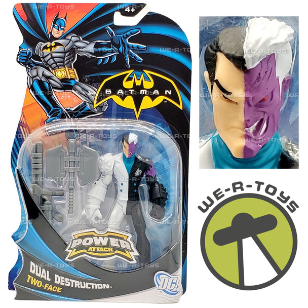 Batman Power Attack Dual Destruction Two-Face Action Figure 2011 Mattel X2308