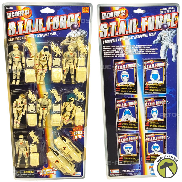 The Corps! STAR Force Strategic Astronaut Response Team Figures Lanard 1997 NRFP