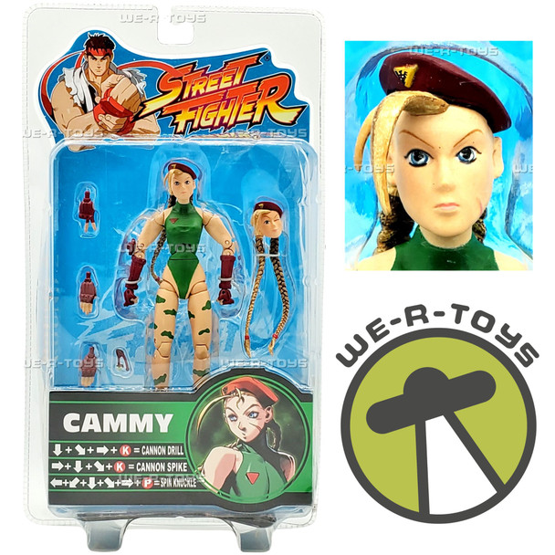 Street Fighter Round 2 Cammy Action Figure 2005 Sota Toys 00961