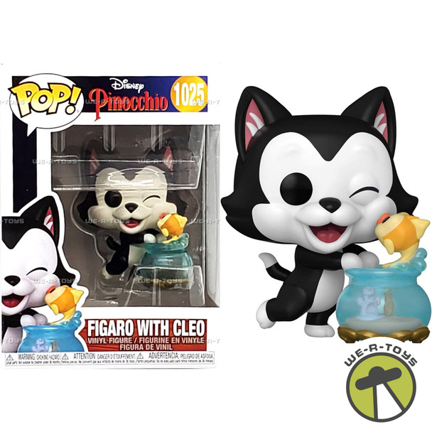 Funko Pop Disney 1025 Pinocchio Figaro with Cleo Vinyl Figure NRFB