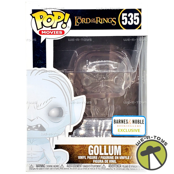 Funko Pop Movies 535 Lord of The Rings Invisible Gollum Exclusive Vinyl Figure
