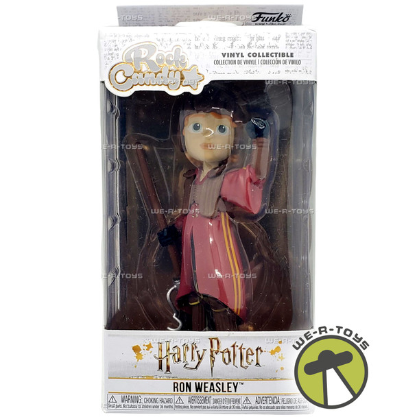 Funko Rock Candy Harry Potter Ron in Quidditch Uniform Figure 2018