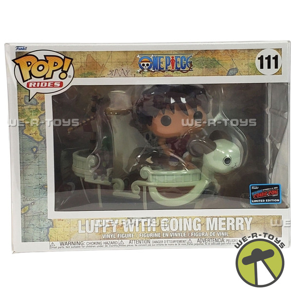 Funko Pop! One Piece Luffy With Going Merry Figure 2022 NYCC