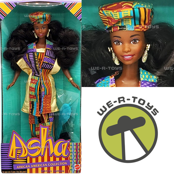 Asha African American Collection Special Edition Doll 1994 Mattel 12676