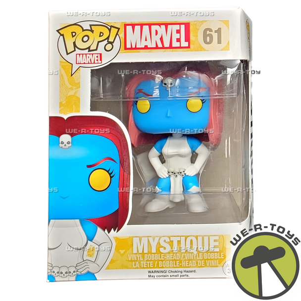 Marvel X-Men Funko Pop 61 Mystique Vinyl Bobble-Head Figure 2014 NEW