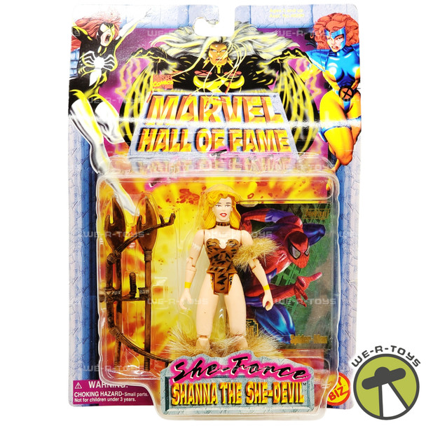 Marvel Hall of Fame She-Force Shanna The She-Devil 1997 Toy Biz No. 48291 NRFP