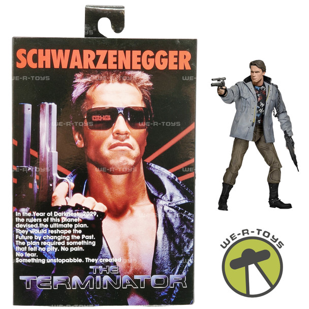 NECA Terminator Scale Ultimate T800 Tech Noir Cyborg 7" Action Figure 2015 NEW