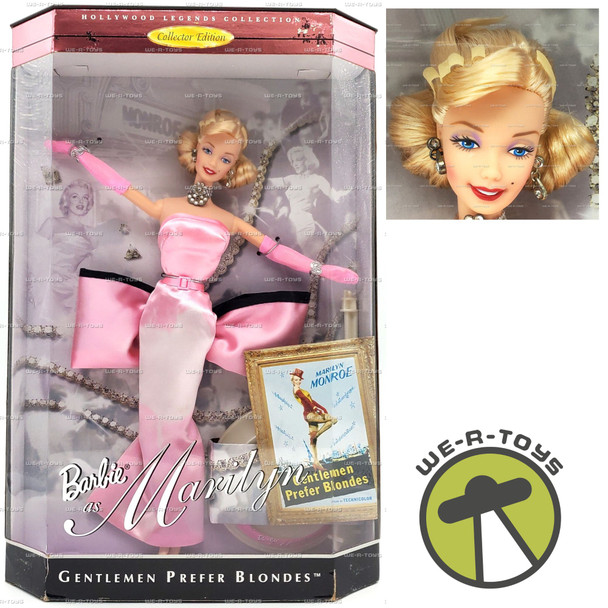 Barbie as Marilyn Monroe in Gentlemen Prefer Blondes Doll 1997 Mattel No. 17451