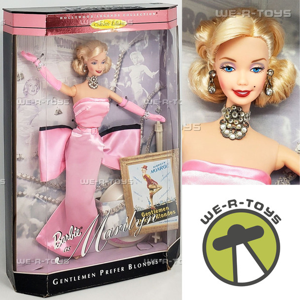 Barbie as Marilyn Monroe in Gentlemen Prefer Blondes Doll 1997 Mattel No. 17451
