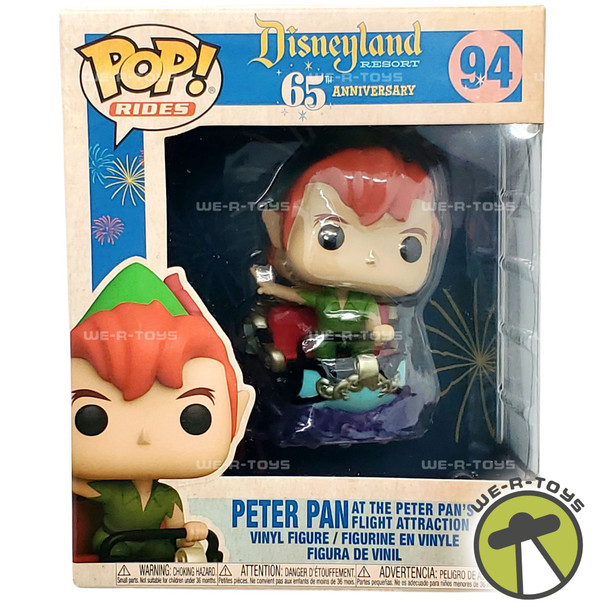 Funko POP Ride Disney 65th Peter Pan on Peter Pan's Flight 94 Vinyl Figure