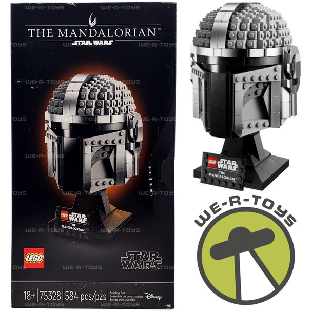 LEGO Star Wars The Mandalorian Helmet 584 PCS Buildable Model Kit 75328