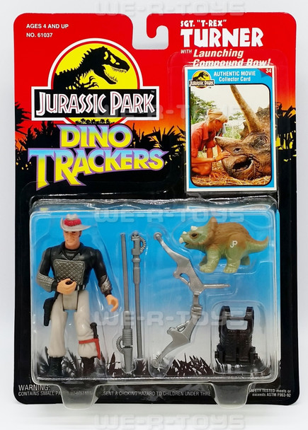 Jurassic Park Dino Trackers Sgt. T-Rex Turner Action Figure 1993 Kenner #61037