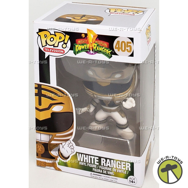 Funko POP Television Power Rangers White Ranger 405 Vinyl Figure 12274