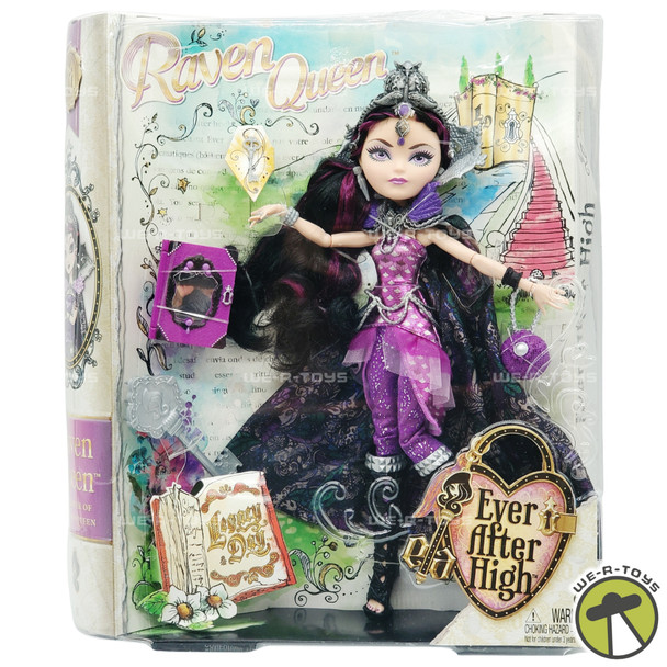 Ever After High Legacy Day Raven Queen Doll 2017 Mattel No. BCF48 NRFB