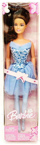 Barbie Ballerina Doll First Ballet Lesson Brunette 2005 Mattel No. J1777 NRFB