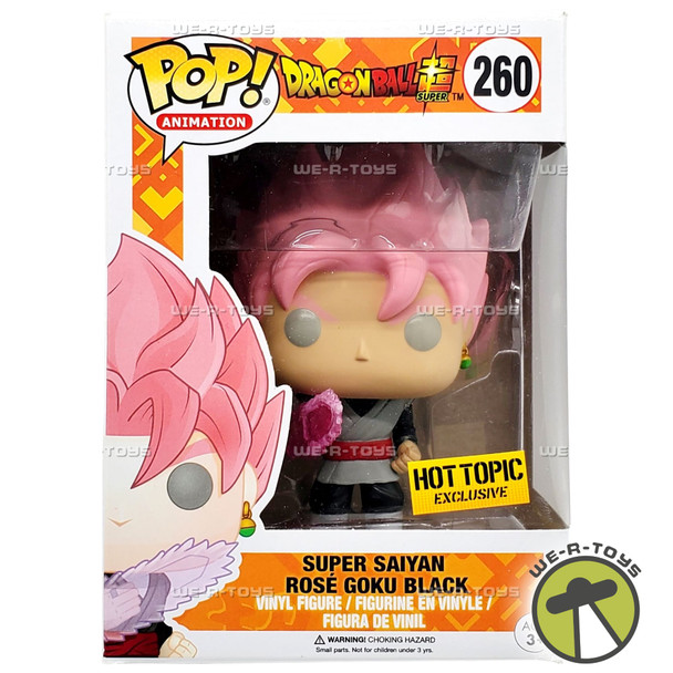 Funko POP Animation Dragon Ball Super Super Saiyan Rose Goku Black 260 Figure