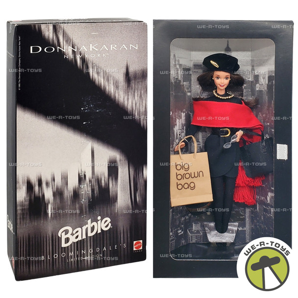 Donna Karan Brunette Barbie Doll New York Bloomingdale's 1995 Mattel 14452 NRFB