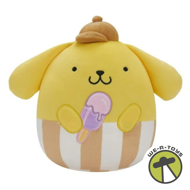Sanrio Food Truck 8inch Squishmallow Pompompurin Popsicle Plush 2023 Kelly Toys