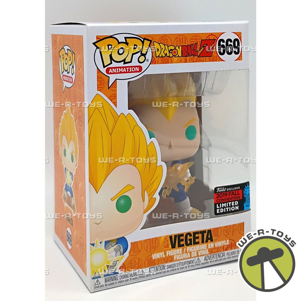 Funko Pop! Vegeta Vinyl Figure 2019 Fall Convention Limited Edition #669