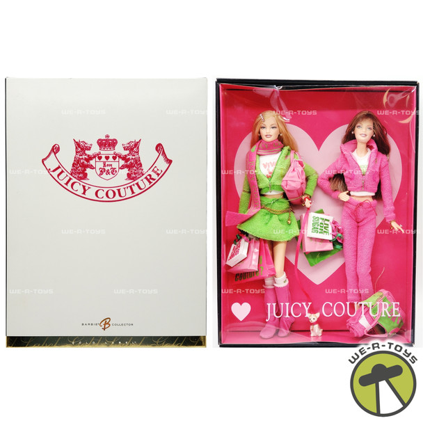 Juicy Couture Barbie Doll Set Gold Label 2004 Mattel No. G8079 NRFB