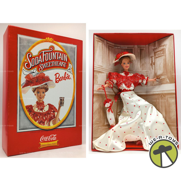 Soda Fountain Sweetheart Barbie Doll Coca-Cola Collector Ed 1996 Mattel #15762