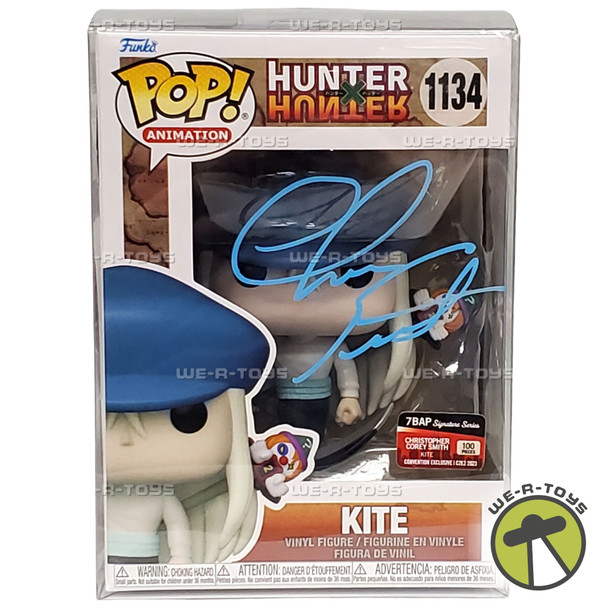 Funko Pop Hunter x Hunter Kite Figure Signed By Christopher Corey Smith NRFB