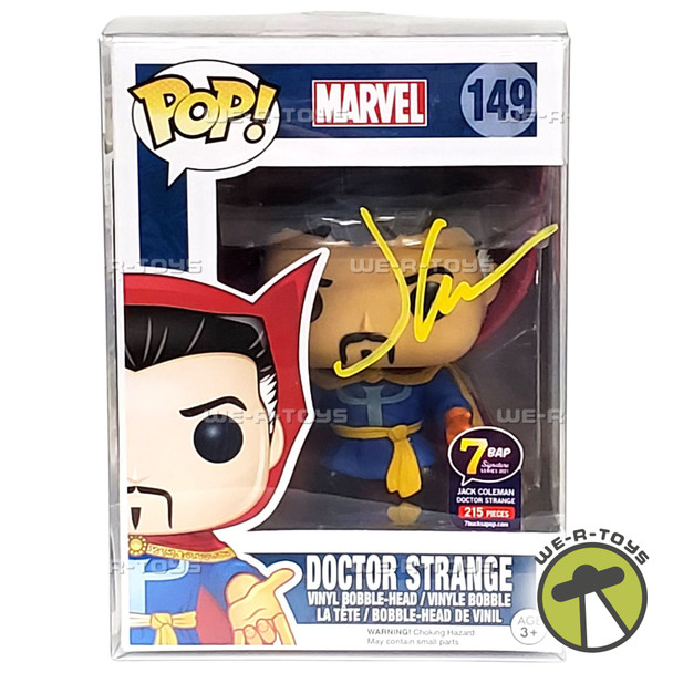 Funko Pop! Marvel Doctor Strange Bobble-Head #149 Signed By Jack Coleman NRFB