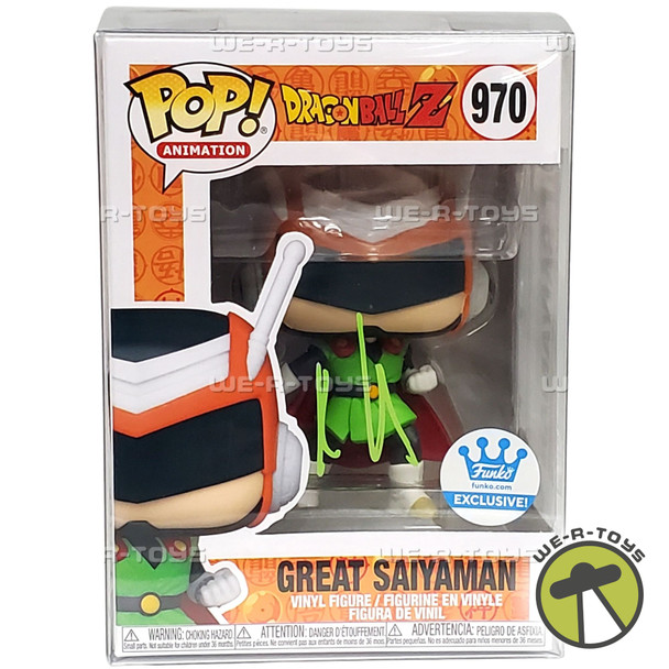 Funko Pop Dragon Ball Z Great Saiyaman Exclusive Figure Signed By Kyle Hebert