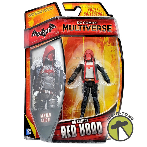 DC Comics Multiverse Batman Arkham Knight Red Hood Action Figure 2014 Mattel